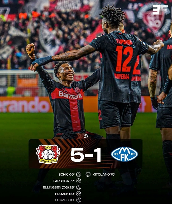 勒沃庫森全勝晉級！歐聯(lián)杯16強門票已拿下